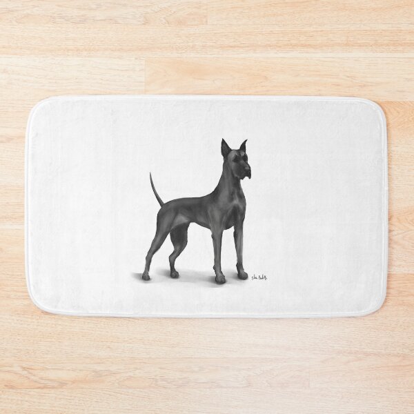 Item preview, Great Dane Drawing in Black Digital Ink designed and sold by ibadishi.