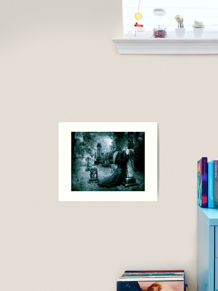 Thumbnail 2 of 3, Art Print, Embracing Death designed and sold by KatarinaSilva.