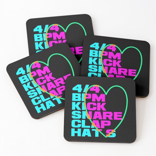 Item preview,  4/4 STROKE BPM KICK SNARE CLAP HAS TECHNO RAVING GIFT designed and sold by emm-j.
