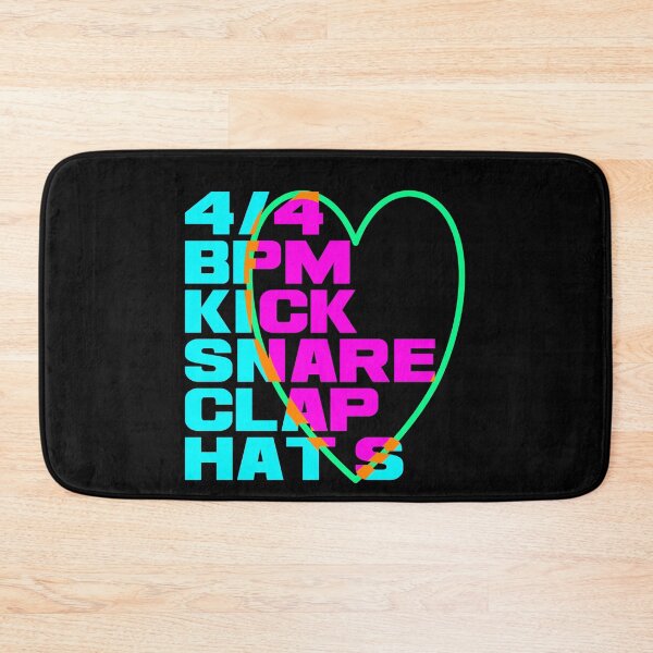 Item preview,  4/4 STROKE BPM KICK SNARE CLAP HAS TECHNO RAVING GIFT designed and sold by emm-j.