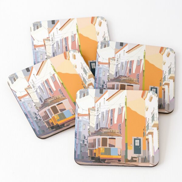 Item preview, Lisbon Tram Streetview designed and sold by kelseyjsketches.