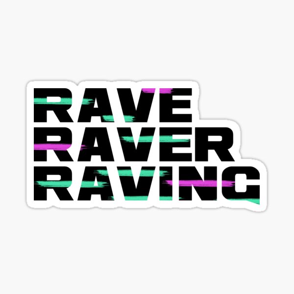 Item preview,  Rave Raver Raving Techno Festival gift for electro fans designed and sold by emm-j.