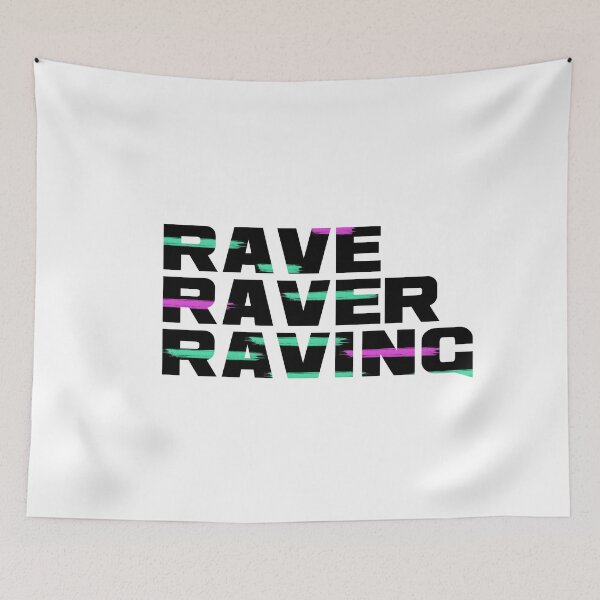Item preview,  Rave Raver Raving Techno Festival gift for electro fans designed and sold by emm-j.