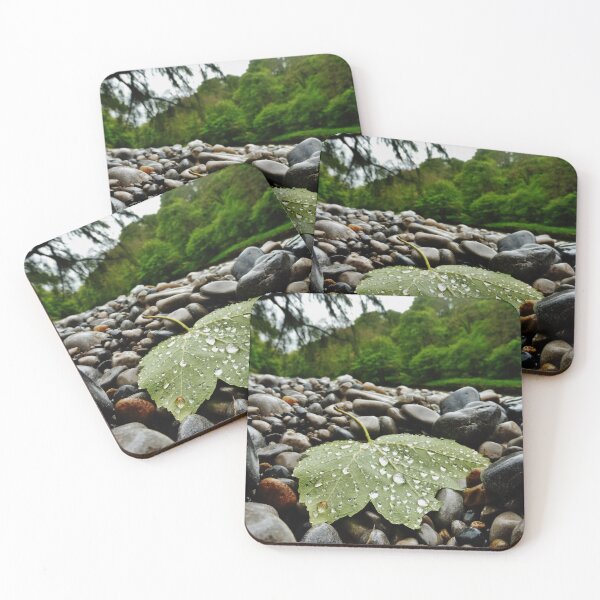 Item preview, Leaf on pebbles designed and sold by Frugal Mr B.