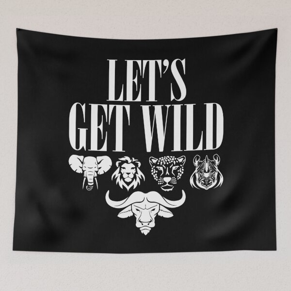 Item preview, Wild animals - the African Big Five designed and sold by TeeZoneZtore.