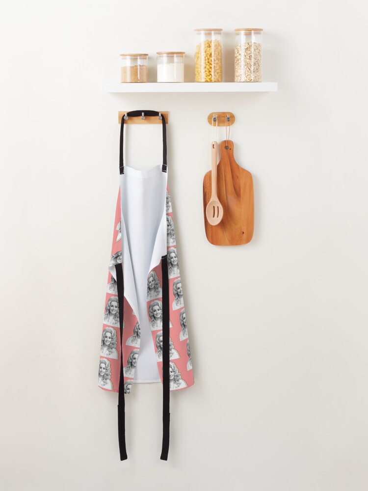 Alternate view of dolly parton Apron