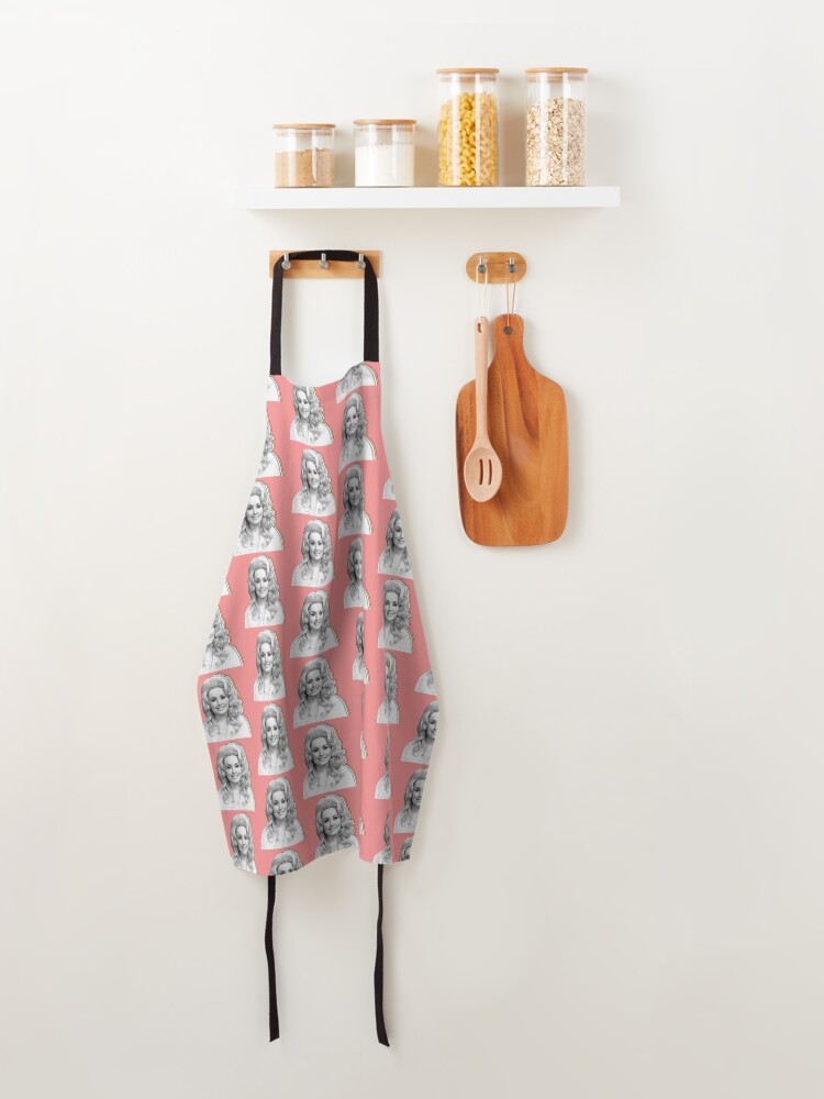 Alternate view of dolly parton Apron