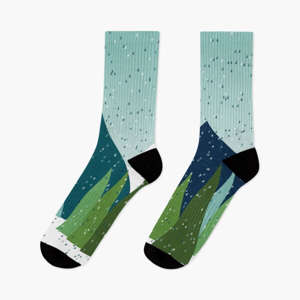 Item preview, rainy blue landscape designed and sold by Melanie Graham.