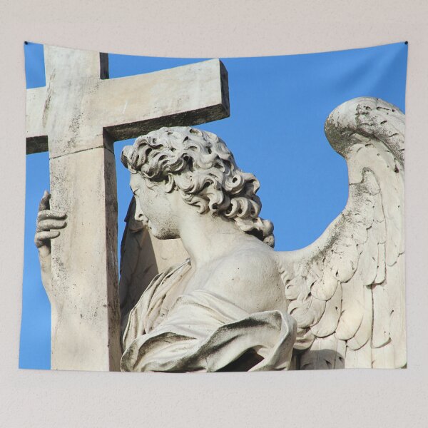 Item preview, Angel with Cross Detail, Baroque Art, Sant'Angelo Bridge, Rome designed and sold by worldways.
