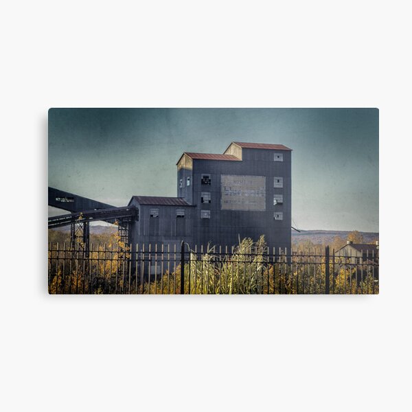 Huber Coal Breaker detail 2 Metal Print