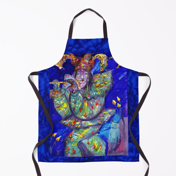 Item preview, FLUTIST IN BLUE / Venetian Carnival Night designed and sold by BulganLumini.