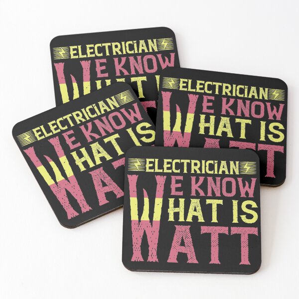 Item preview, Electrician We Know What Is Watt designed and sold by GoodVibeDesign.