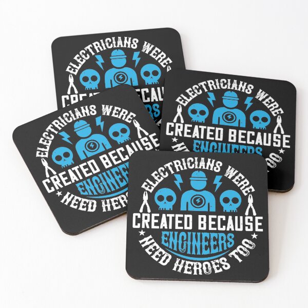 Item preview, Electrician Created Because Engineers Need Heroes Too designed and sold by GoodVibeDesign.