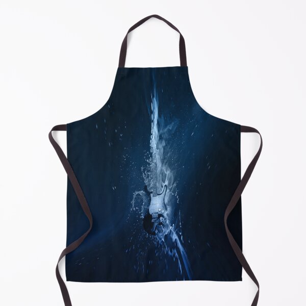 Item preview, Van Hallen Abstract blue aesthetic Guitar designed and sold by Sanskrati.