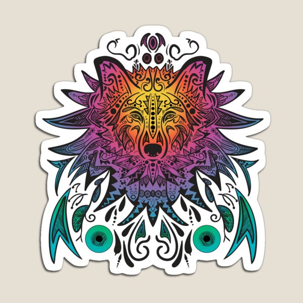 Item preview, Wolf Mandala color designed and sold by THOHT.