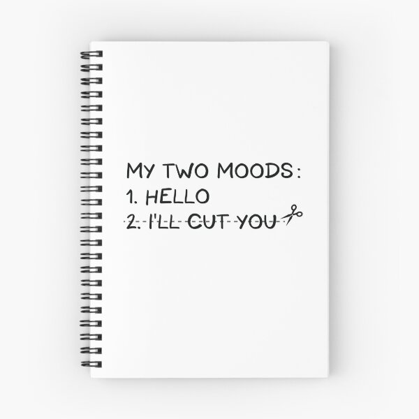 Item preview, My Two Moods Hello i'll Cut You designed and sold by Mostik Vipo.