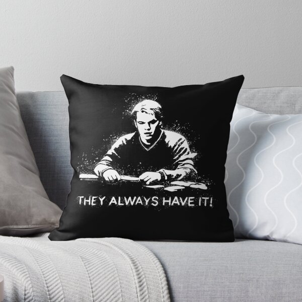They Always Have It Poker Throw Pillow