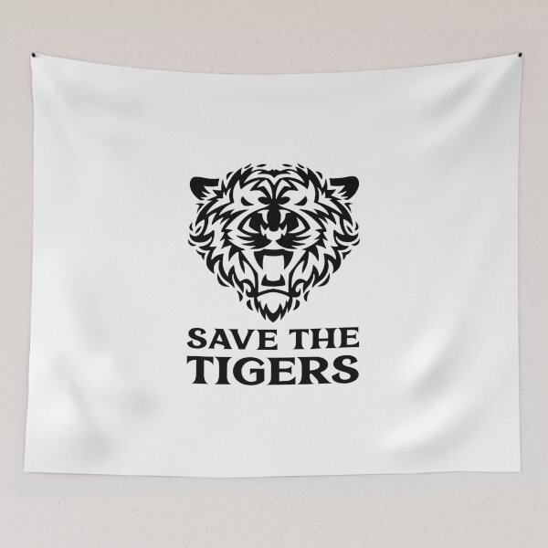 Item preview, Save the Tigers Angry Tiger designed and sold by quoteology.