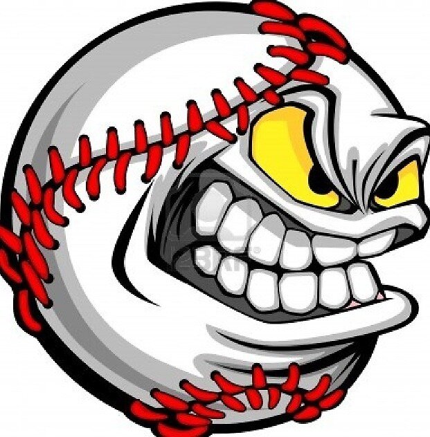 "Angry baseball" by Megapics123 Redbubble