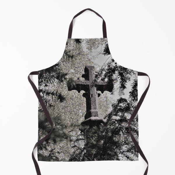 Item preview, Cross Gravestone Through Trees designed and sold by MelancholySage.
