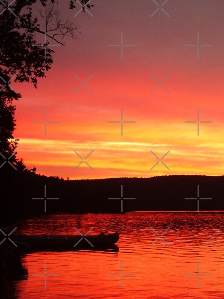 Thumbnail 4 of 4, iPhone Case, Lake Sunset designed and sold by Rory69.