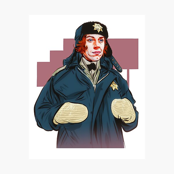 Item preview, Frances McDormand - An illustration by Paul Cemmick designed and sold by TIGERDAVER.