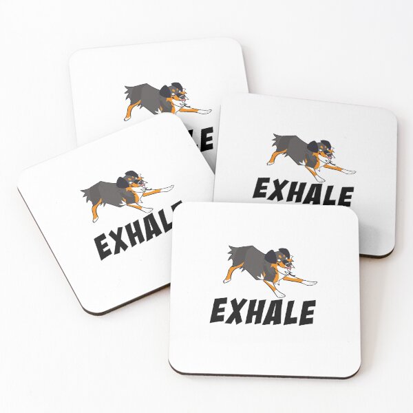 Item preview, Exhale australian sheperd  designed and sold by AllyShop.
