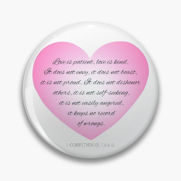 Item preview, Inspirational Love Bible Verse Valentine's Day Calligraphy designed and sold by Hommie9977.