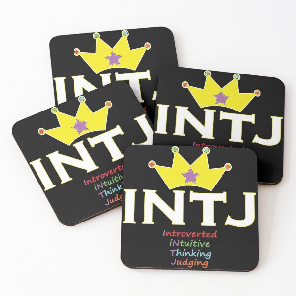 Item preview, INTJ - Typography Design designed and sold by art-by-shadab.