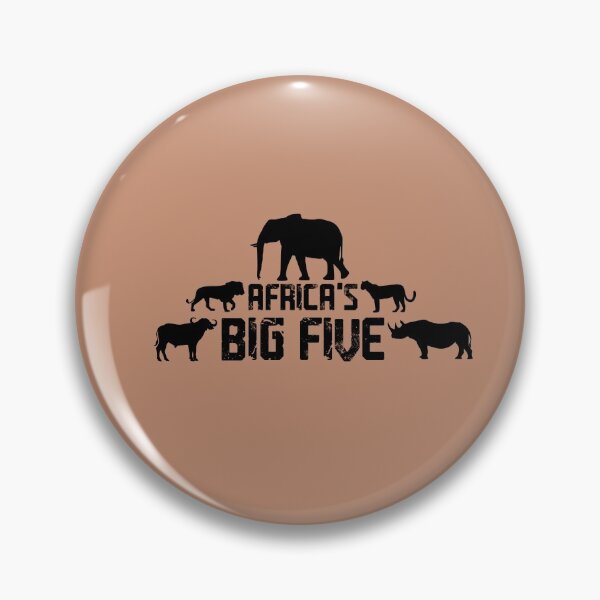 Item preview, The Big Five of Africa designed and sold by TeeZoneZtore.