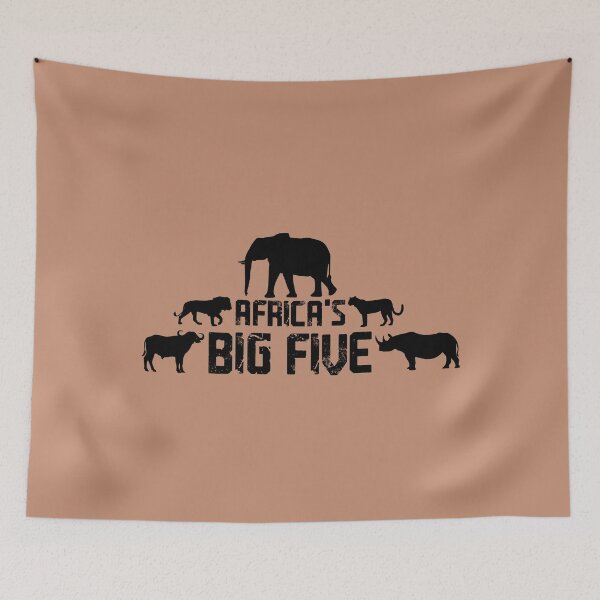 Item preview, The Big Five of Africa designed and sold by TeeZoneZtore.