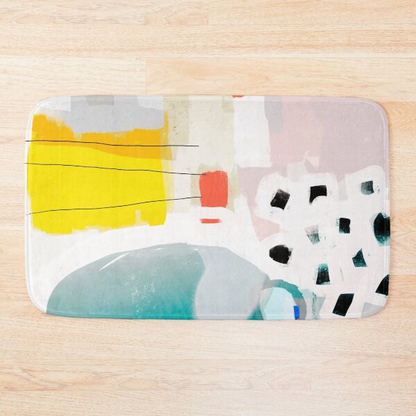 Item preview, Lagoon // Abstract Modern Art Print designed and sold by fossdesign.
