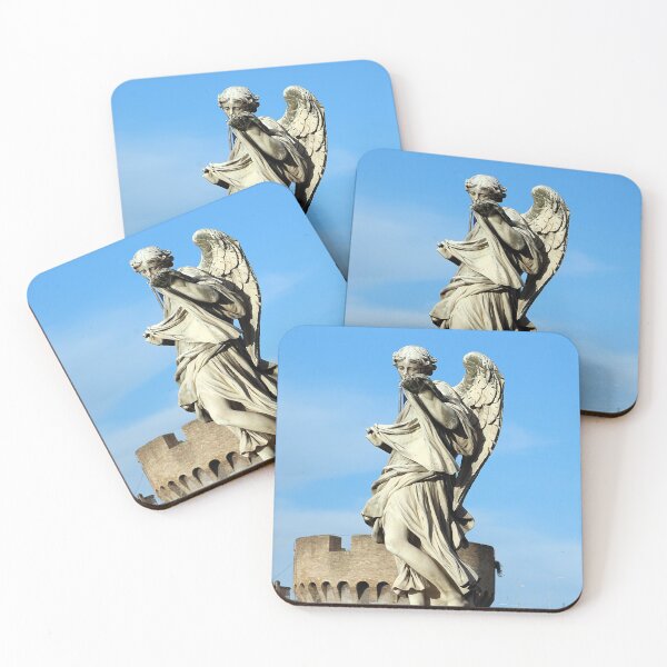 Item preview, Angel with Holy Shroud Statue, Baroque Art, Sant'Angelo Bridge, Rome designed and sold by worldways.