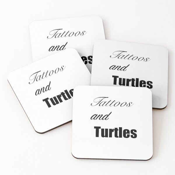 Item preview, Tattoos turtle designed and sold by TravelTemple.