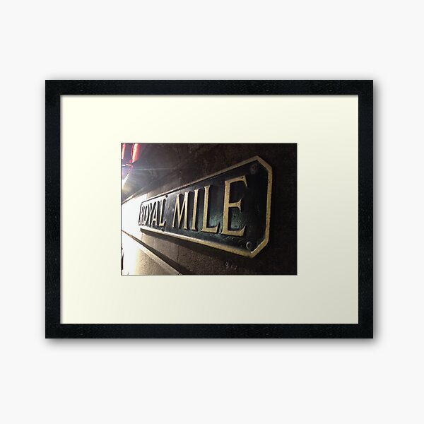 Royal Mile, Edinburgh Framed Art Print