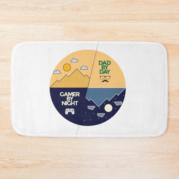 Item preview, Gamer Dad | Dad by Day, Gamer by Night | Funny designed and sold by Minimalwiz.