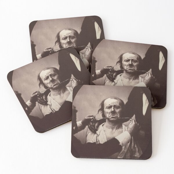 Item preview, Duchenne de Boulogne Emotion Portrait designed and sold by Vintage Wall Art.