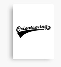 Orienteering Metal Print