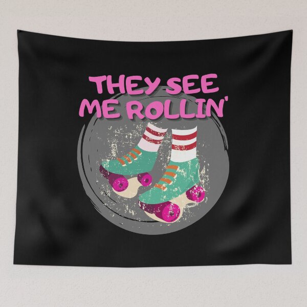 Item preview, They See Me Rollin - Roller Skate Girl designed and sold by m95sim.