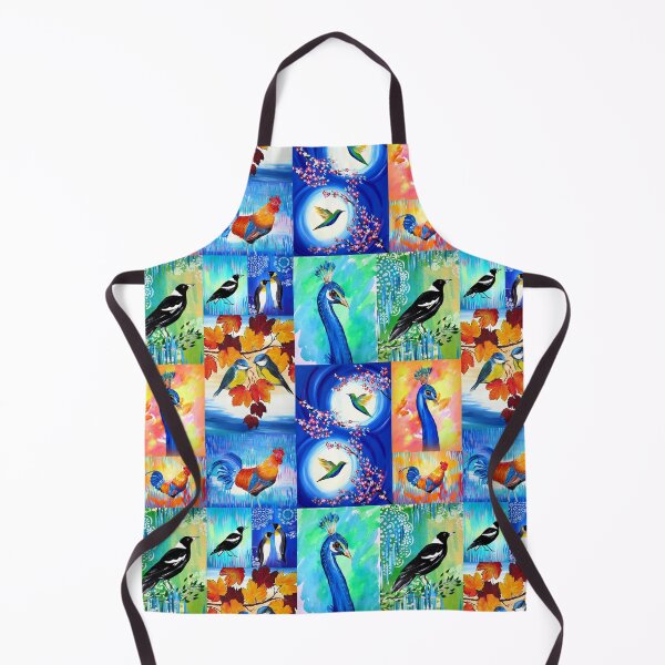 Bird prints Apron