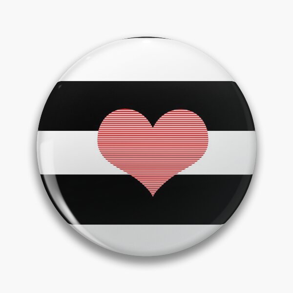 Item preview, Heart - strips - black and white. designed and sold by K.S ART.