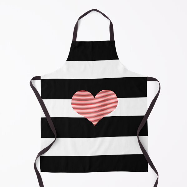 Item preview, Heart - strips - black and white. designed and sold by K.S ART.