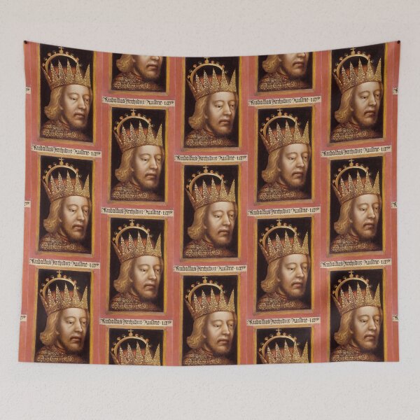 Item preview, King Rudolf IV II Royal vintage painting designed and sold by Vintage Designs +.