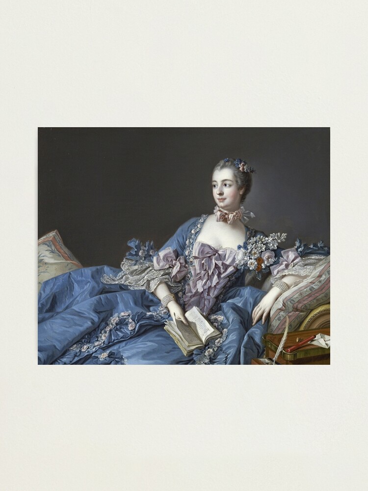 Francois Boucher Madame De Pompadour Jeanne Antoinette Poisson 1721 Photographic Print By Artcenter Redbubble
