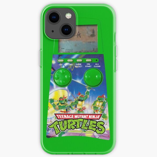 tmnt LCD hand held iPhone Soft Case