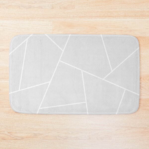 Item preview, Abstract geometric pattern - gray and white. designed and sold by K.S ART.