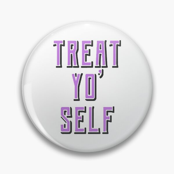 Item preview, "Treat Yo' Self" Quote - Purple designed and sold by aperte.
