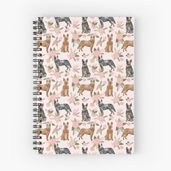 Item preview, Australian Cattle dog floral pattern, floral, florals, lavender floral, purple floral, dog florals, cute, cute dog, cute food, pet, dog, dogs, blue heeler designed and sold by PetFriendly.