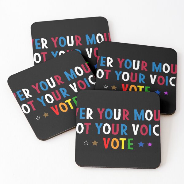 Item preview, Vote - Cover your mouth, not your Voice - Colors designed and sold by RicardoGomes.