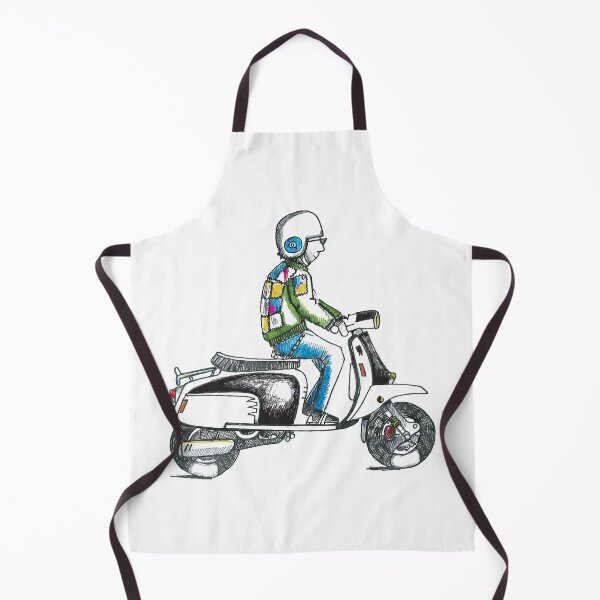 Item preview, Scooter, Scooterist, Scootering, Classic Scooter, Illustrated Tribute designed and sold by FoleyPottery.